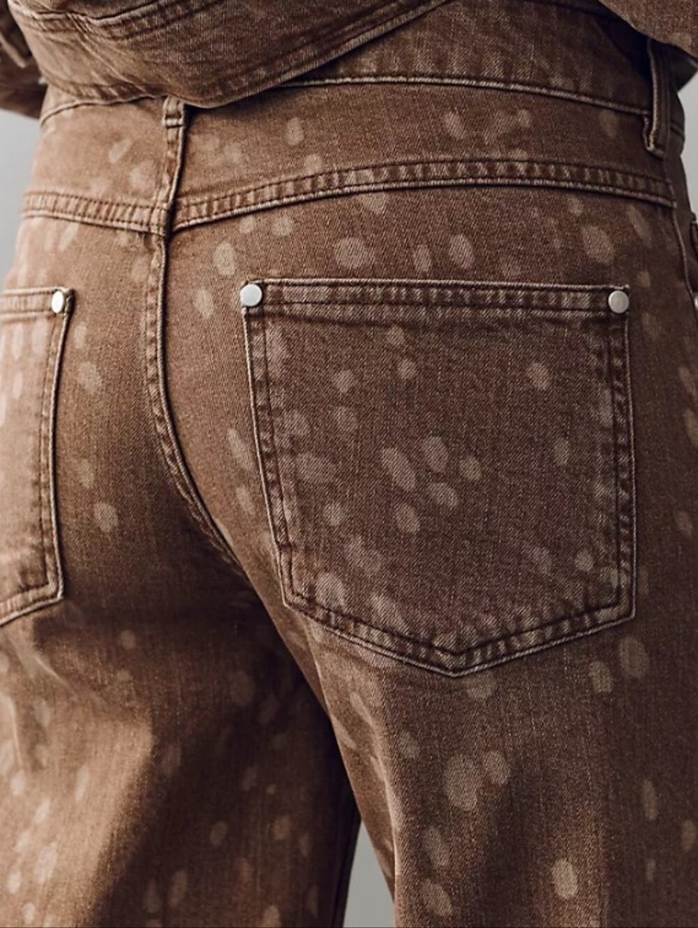 Anthropologie ($178) Pilcro Oh Deer High-Rise Wide-Leg Jeans NWT Size 30 - Picture 2 of 10